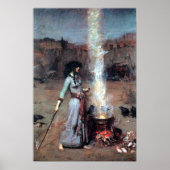 John William Waterhouse The Magic Circle Poster (Vorne)