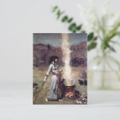 John William Waterhouse - The Magic Circle Postkarte (Stehend Vorderseite)