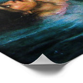 John William Waterhouse The Siren Poster (Ecke)