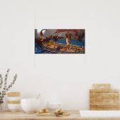 John William Waterhouse Ulysses und die Sirens Poster (Küche)