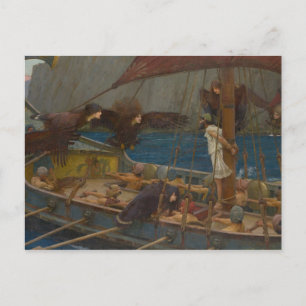 John William Waterhouse - Ulysses und die Sirens Postkarte