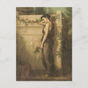 John William Waterhouse Vergessen, aber nicht verg Postkarte