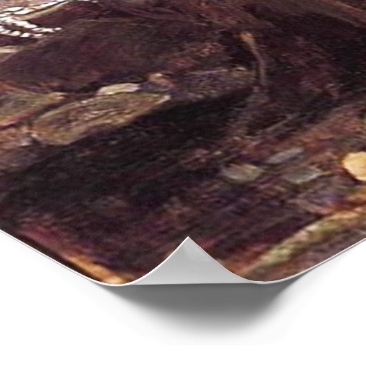 John William Waterhouse Vintag Mermaid Poster (Ecke)