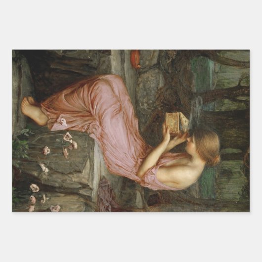 John Williams Waterhouse Pre Raphaelite Geschenkpapier Set (Vorderseite 3)