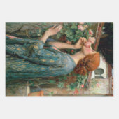 John Williams Waterhouse Pre Raphaelite Geschenkpapier Set (Vorderseite 2)