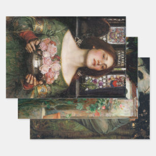 John Williams Waterhouse Pre Raphaelite Geschenkpapier Set