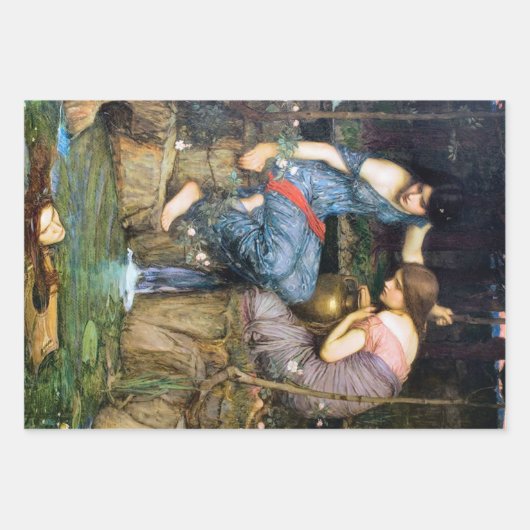 John Williams Waterhouse Pre Raphaelite Geschenkpapier Set (Vorderseite 2)