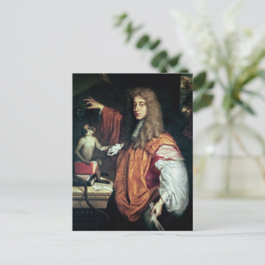 John Wilmot, 2nd Earl of Rochester, c.1675 Postkarte (Stehend Vorderseite)