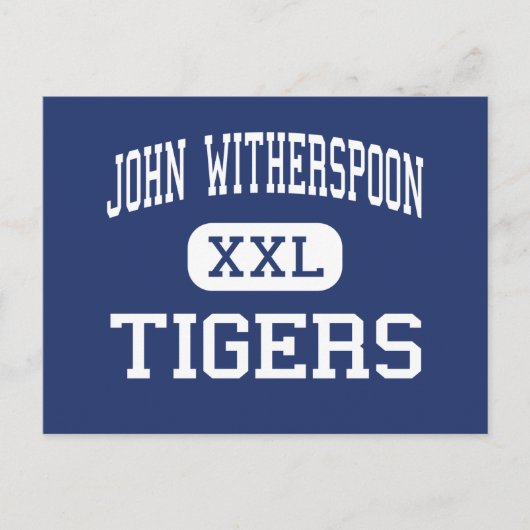 John Witherspoon Tigers Middle Princeton Postkarte (Vorderseite)