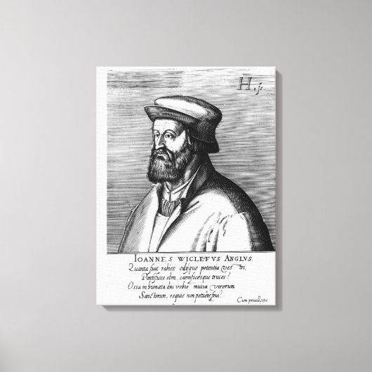 John Wycliffe Leinwanddruck (Vorderseite)
