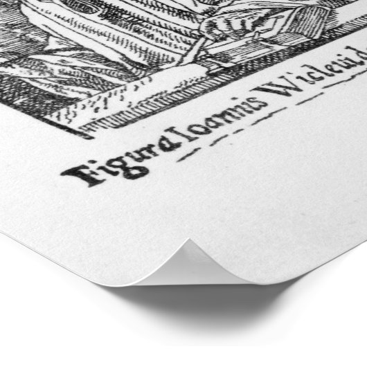 John Wycliffe Poster (Ecke)