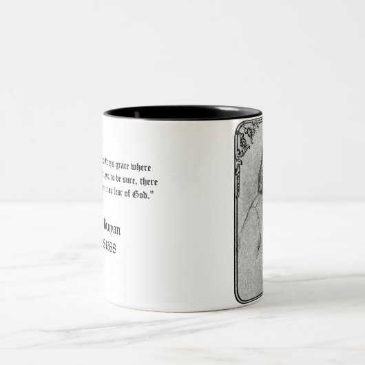 Johnbunyan-Klassiker-Tasse Zweifarbige Tasse (Mittel)