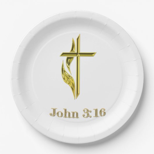 JohnMAster Pappteller (Vorderseite)