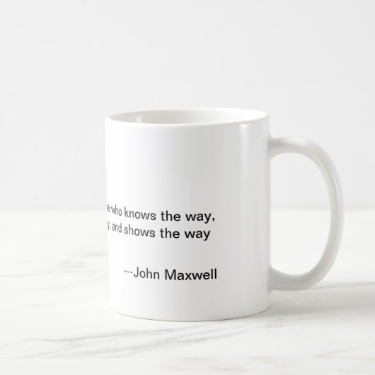Johnmaxwell-Führungs-Tasse Kaffeetasse (Rechts)