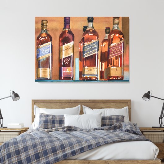 Johnnie Walker Leinwanddruck (Insitu (Schlafzimmer))