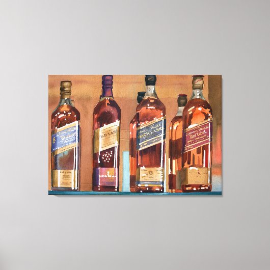 Johnnie Walker Leinwanddruck (Vorderseite)
