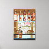 Johnnie Walker und Del Leinwanddruck (Vorderseite)