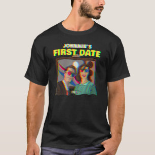 Johnnie's erstes Date Vintag Nostalgie Paare Dat T-Shirt