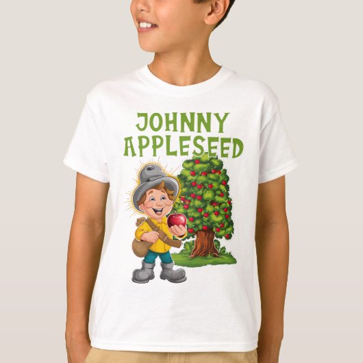 Johnny Appleseed Apple Day Sept 26 Celebrate T-Shirt (Vorderseite)