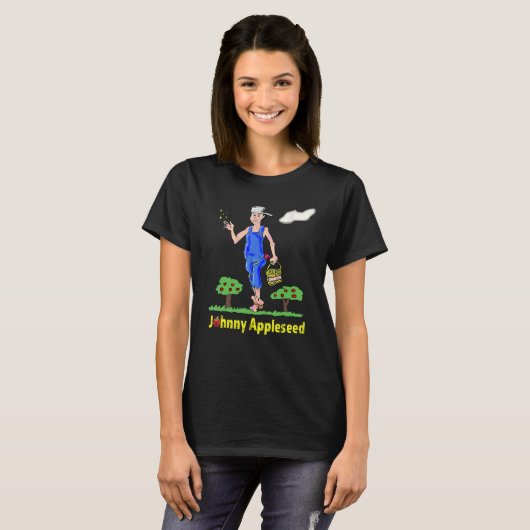 Johnny Appleseed Apple Tree Seed Orchard Nursery T-Shirt (Vorne ganz)