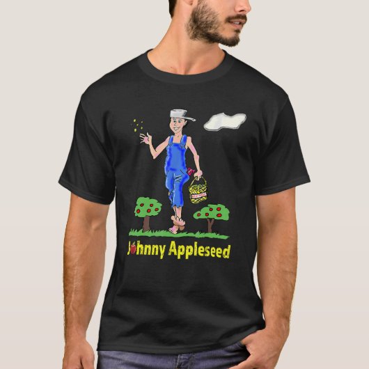 Johnny Appleseed Apple Tree Seed Orchard Nursery T-Shirt (Vorderseite)