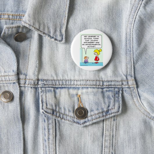 Johnny appleseed Klimaaktivisten Button (Beispiel)