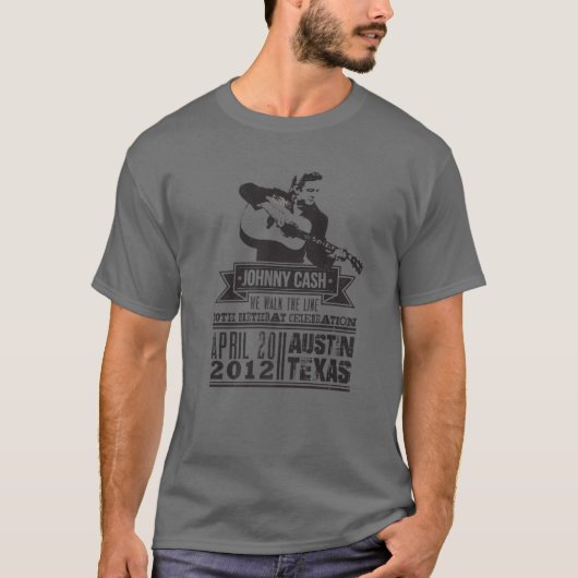 Johnny Arts Cash-Legenden nie Die - Der Mann T-Shirt (Vorderseite)