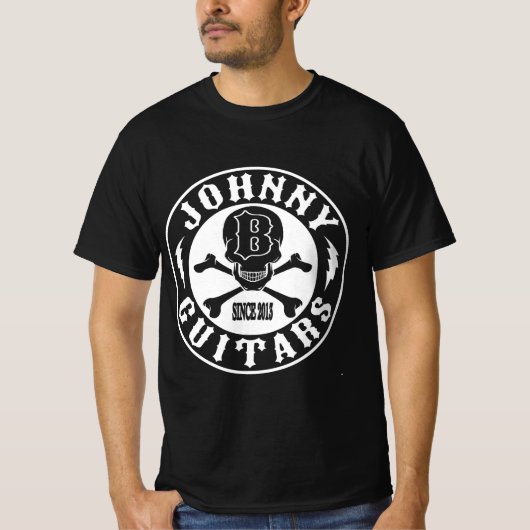 Johnny B Guitars Black T - Shirt (Vorderseite)
