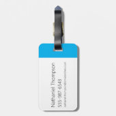 Johnny Bravo Athletic Graphic Gepäckanhänger (Rückseite vertikal)