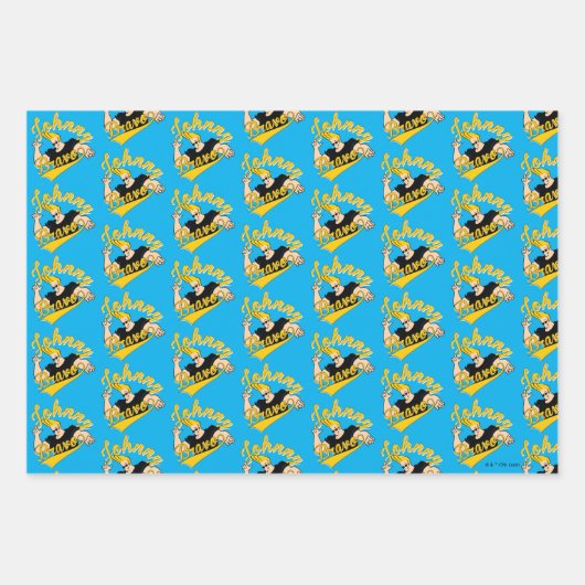 Johnny Bravo Athletic Graphic Geschenkpapier Set (Vorderseite)