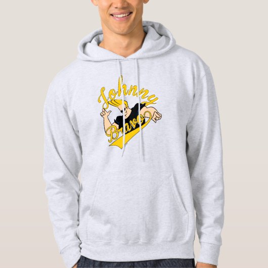 Johnny Bravo Athletic Graphic Hoodie (Vorderseite)