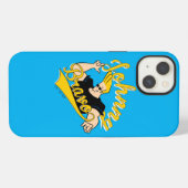 Johnny Bravo Athletic Graphic iPhone Hülle (Rückseite (Horizontal))