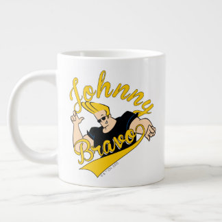 Johnny Bravo Athletic Graphic Jumbo-Tasse