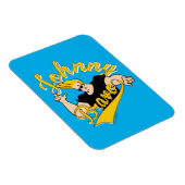 Johnny Bravo Athletic Graphic Magnet (Rechte Seite)
