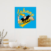 Johnny Bravo Athletic Graphic Poster (Küche)