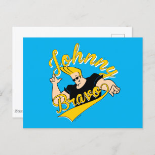 Johnny Bravo Athletic Graphic Postkarte