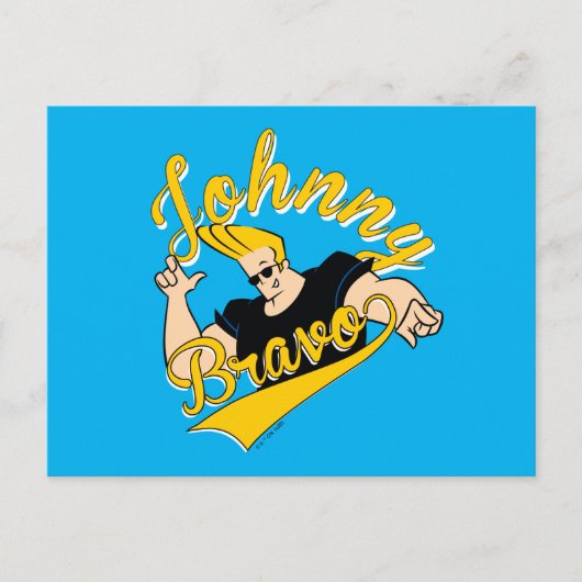 Johnny Bravo Athletic Graphic Postkarte (Vorderseite)