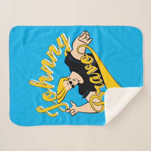 Johnny Bravo Athletic Graphic Sherpadecke (Vorderseite (Horizontal))