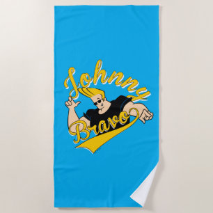 Johnny Bravo Athletic Graphic Strandtuch