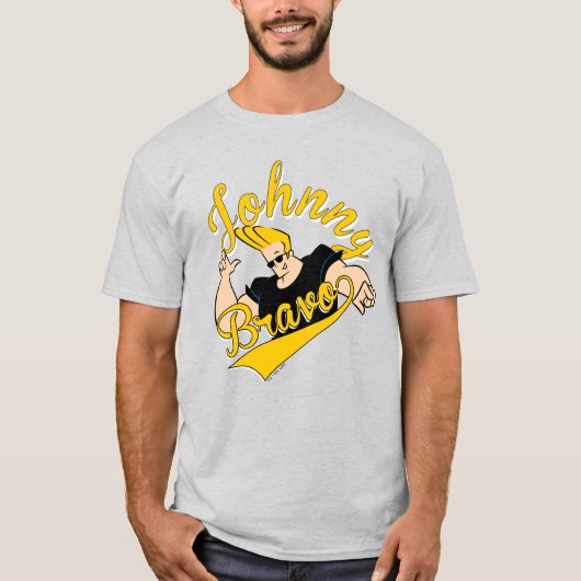 Johnny Bravo Athletic Graphic T-Shirt (Vorderseite)
