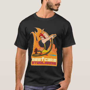 Johnny Bravo Beefcake Studliness Feuerwehrmann T-Shirt
