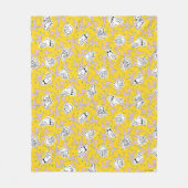 Johnny Bravo Characters Pattern Fleecedecke (Vorderseite)