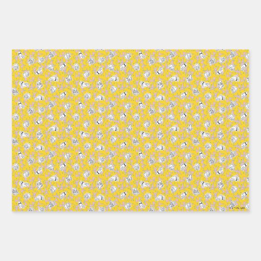 Johnny Bravo Characters Pattern Geschenkpapier Set (Vorderseite)