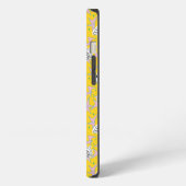 Johnny Bravo Characters Pattern iPhone Hülle (Linke Seite)