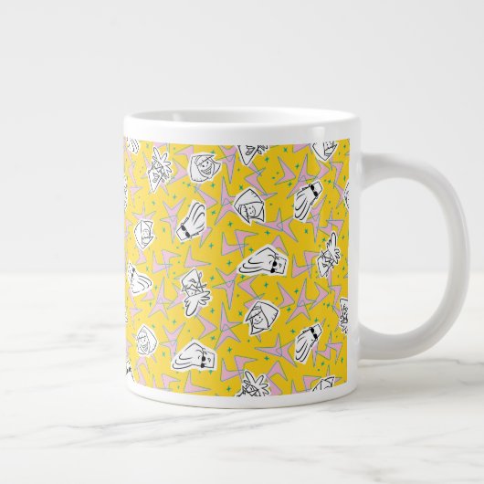 Johnny Bravo Characters Pattern Jumbo-Tasse (Rechts)