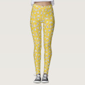 Johnny Bravo Characters Pattern Leggings (Vorderseite)