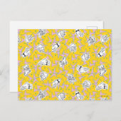 Johnny Bravo Characters Pattern Postkarte (Vorne/Hinten)