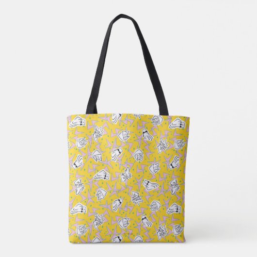 Johnny Bravo Characters Pattern Tasche (Rückseite)
