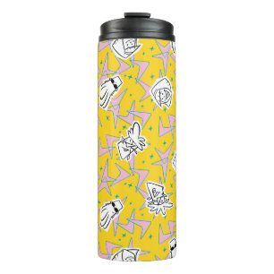 Johnny Bravo Characters Pattern Thermosbecher