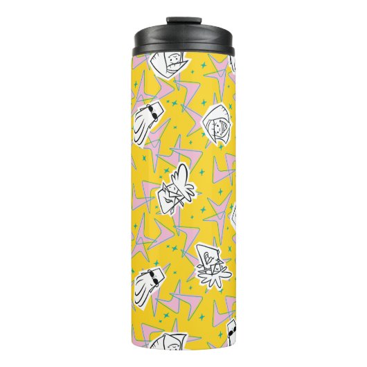 Johnny Bravo Characters Pattern Thermosbecher (Vorderseite)
